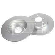 Borg & Beck 2 x Solid Rear Brake Discs BBD4722