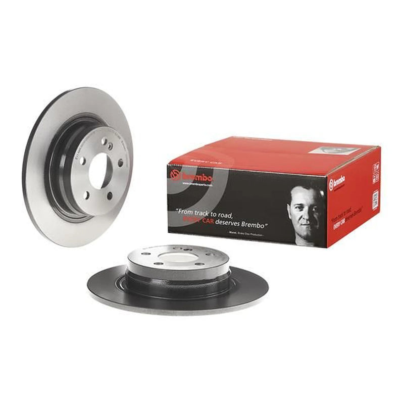 Brembo 2 x Solid Rear Brake Discs 08.A612.41