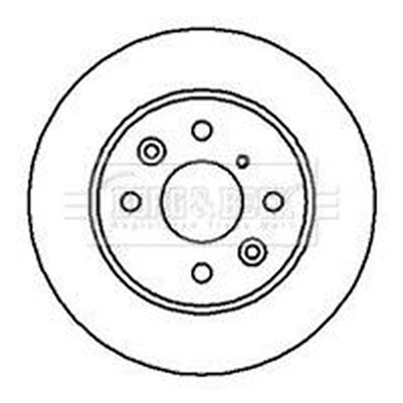 Borg & Beck 2 x Vented Front Brake Discs BBD4152