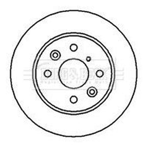 Borg & Beck 2 x Vented Front Brake Discs BBD4152