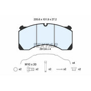 Textar Brake Pad Set 2912405