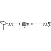Apec Brake Hydraulic Hose Line Front Left HOS3343