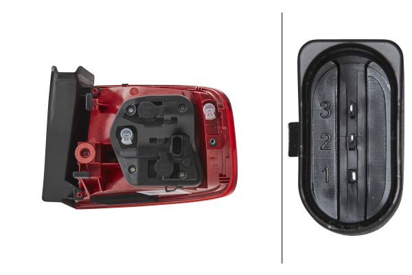 Hella 2VA 009 686-091 Tail Light Assembly