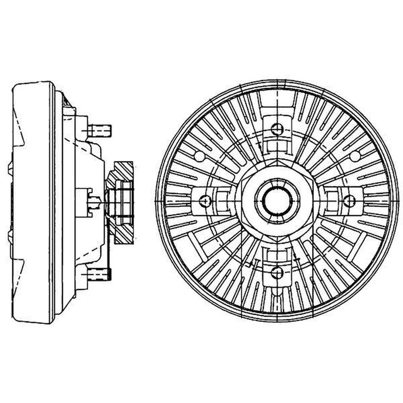 Mahle Radiator Fan Clutch CFC 208 000P