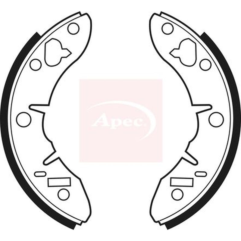 Apec Brake Shoe Set Axle Kit SHU142