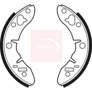 Apec Brake Shoe Set Axle Kit SHU142