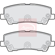 Apec Rear Brake Pad Set PAD2282