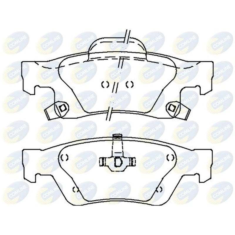 Comline 4 x Rear Brake Pad Set CBP36076