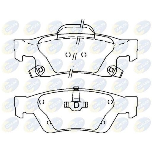 Comline 4 x Rear Brake Pad Set CBP36076