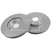 Borg & Beck 2 x Vented Front Brake Discs BBD5493