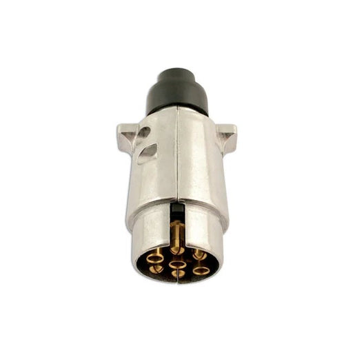 Connect 7 Pin Metal Plug 12 Volt 12N 5pc - CPL