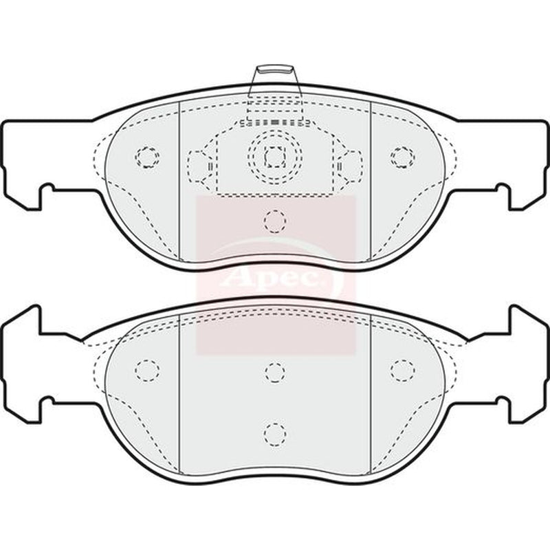 Apec Front Brake Pad Set PAD1142