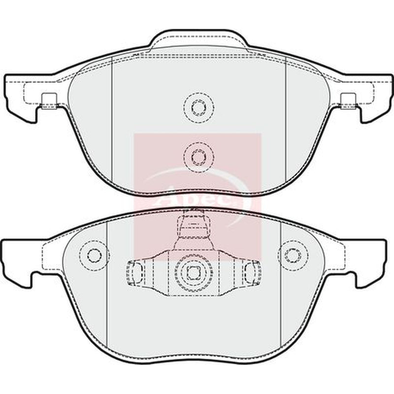 Apec Front Brake Pad Set PAD1638