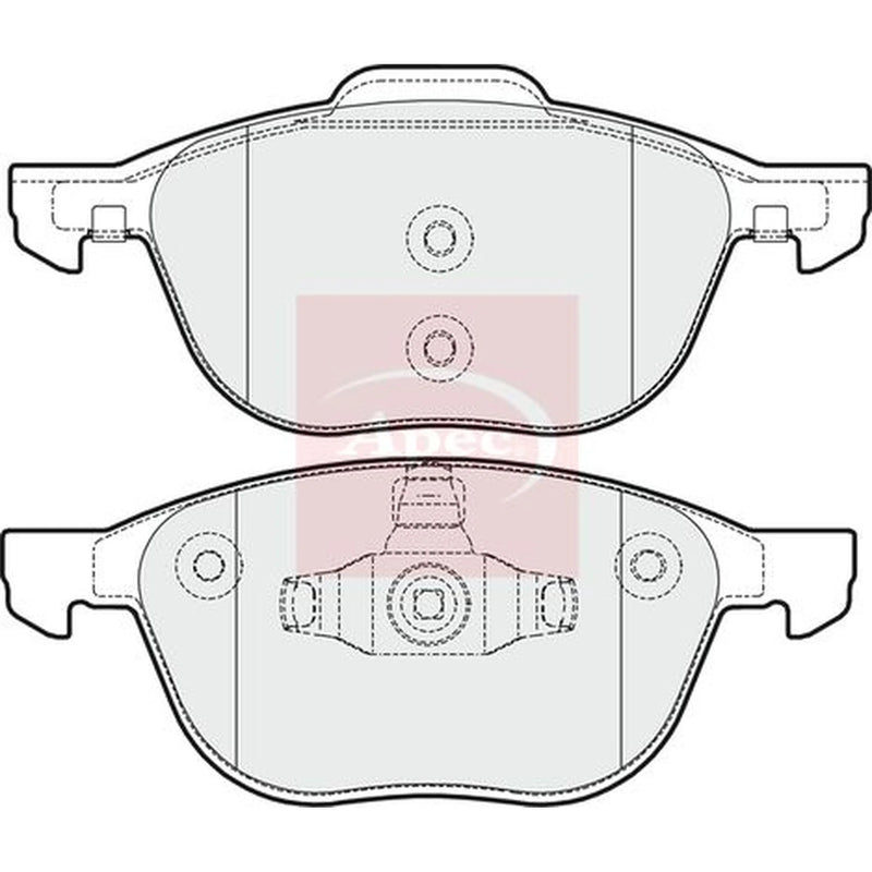 Apec Front Brake Pad Set PAD1638