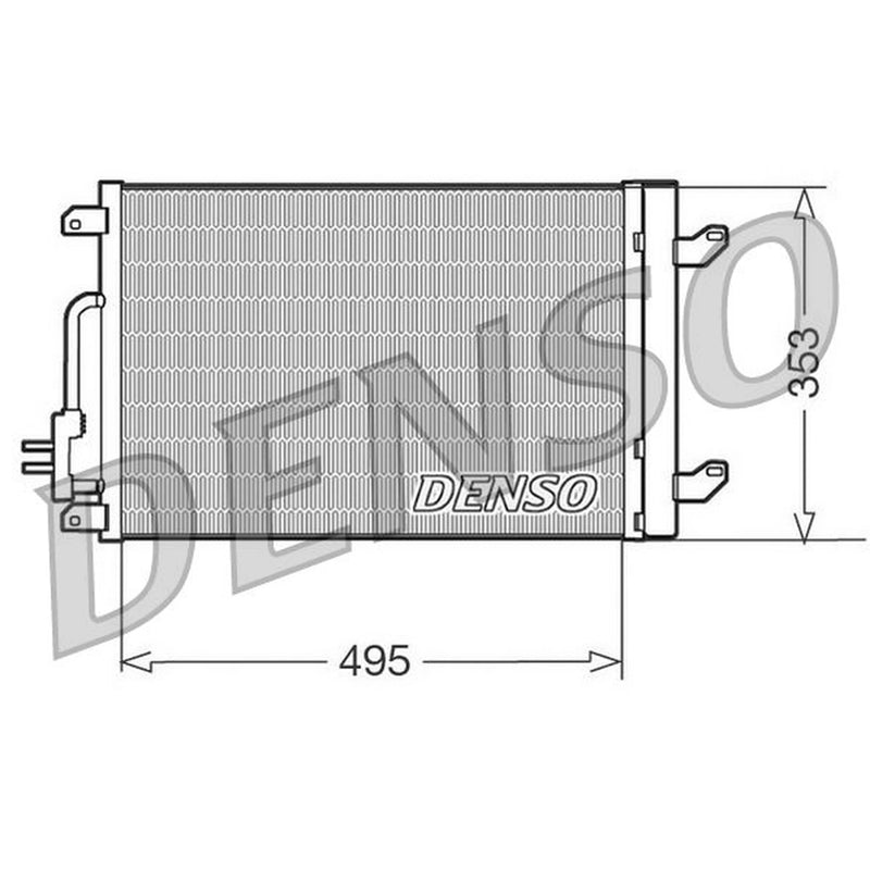 Denso Air Conditioning Condenser DCN13015