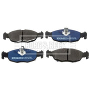 Borg & Beck 4 x Rear Brake Pad Set BBP1791