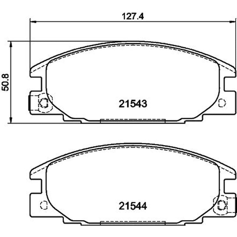 Mintex Front Brake Pad Set MDB1421