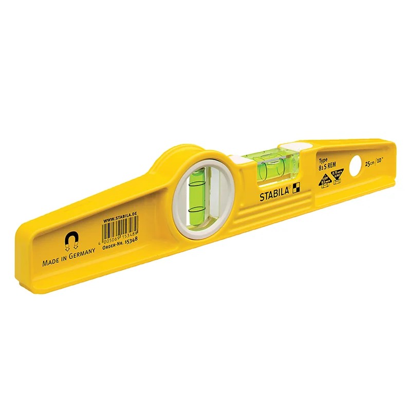 Stabila 81S REM Rare Earth Magnetic Torpedo Level 25cm - 15348