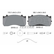 Textar Rear Brake Pad Set 2918302