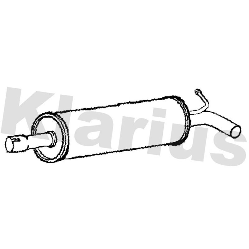 Klarius Box With Centre Pipe Centre VW934L