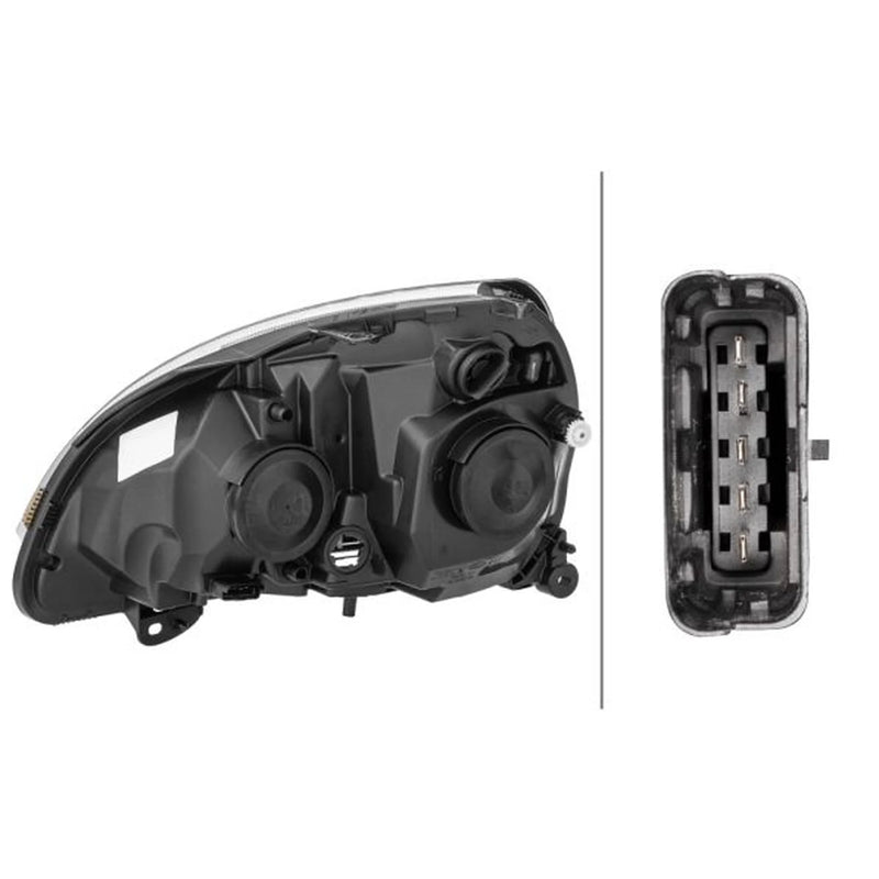 Hella Headlight Headlamp W5W Right 1DB 008 461-861
