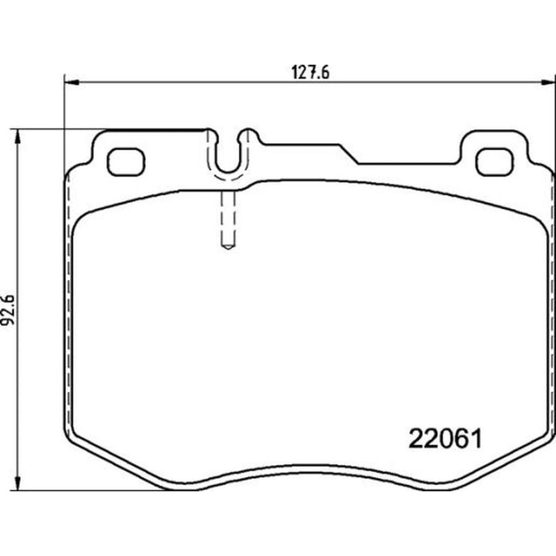 Brembo 4 x Front Brake Pad Set P50145