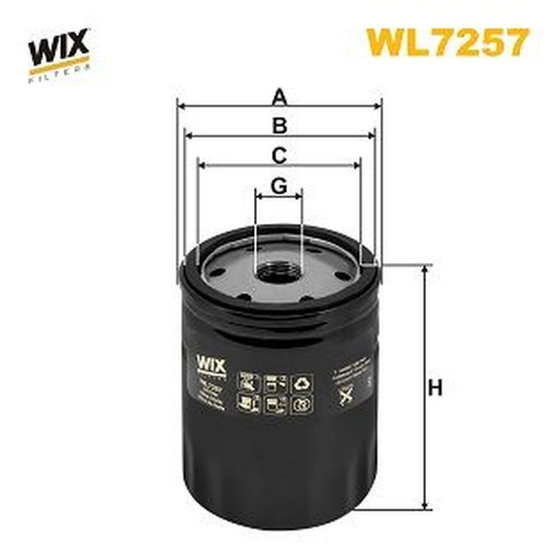 WIX Engine Oil Filter WL7257
