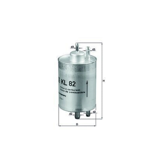 Mahle Fuel Filter Element KL 82