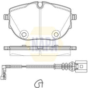 NAPA Front Brake Pad Set NBP1928