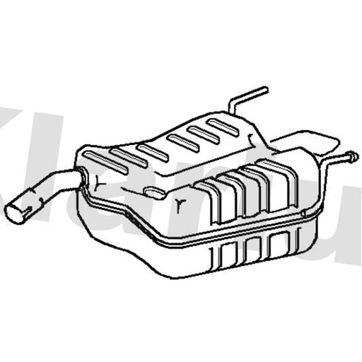 Klarius Box With Tail Pipe Rear SB118J