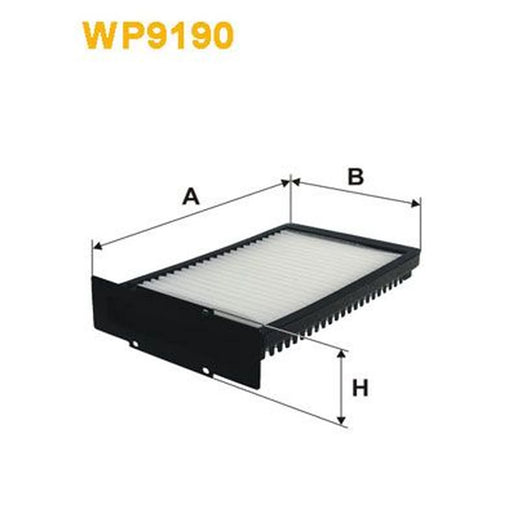 WIX Cabin Air Filter (Pollen Filter) WP9190
