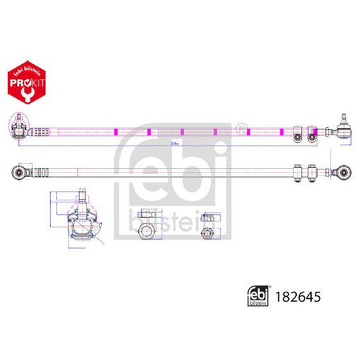 Febi Inner Rack End Right Joint Front 182645