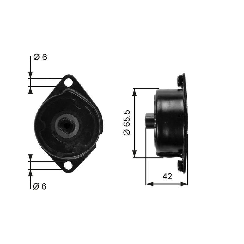 Gates Auxiliary Belt Tensioner T39090