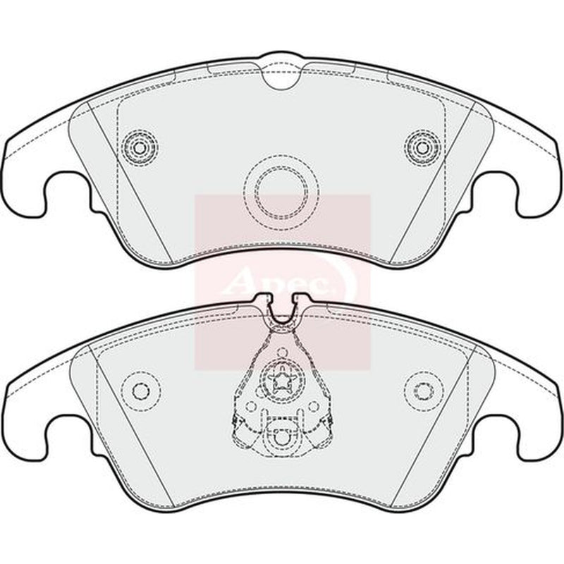 Apec Front Brake Pad Set PAD1749