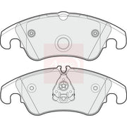Apec Front Brake Pad Set PAD1749