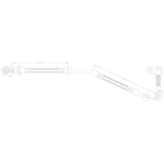 Juratek Brake Hydraulic Hose Line Front Right JBH1307R