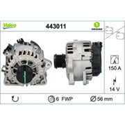 Valeo Car Alternator 12V 443011