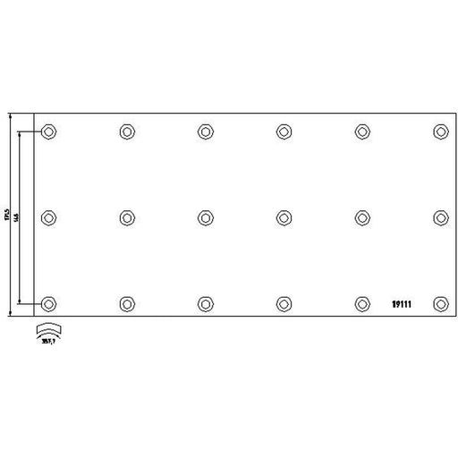 DON Don Cv Brake Lining Set GG921S7100