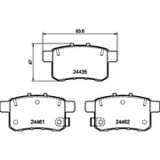 DON Rear Brake Pad Set PCP1418