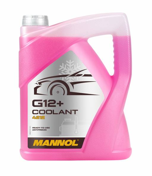 5L MANNOL RED Coolant Antifreeze G12+ Ready Mixed Long Life German Hi Spec
