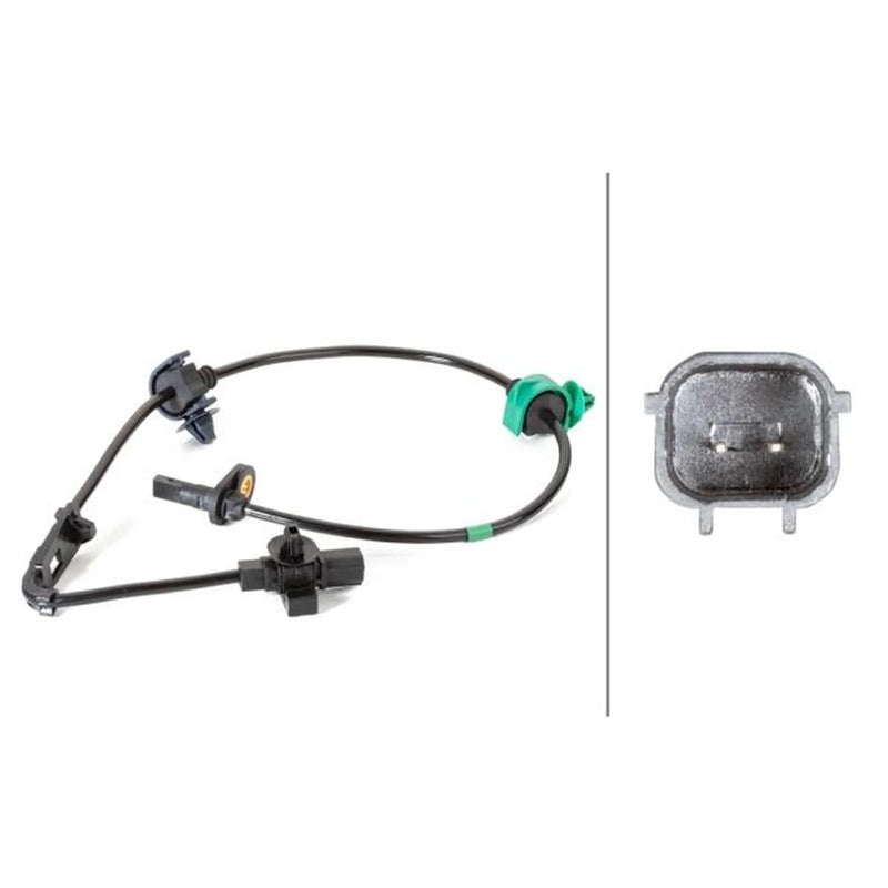 Hella ABS Wheel Speed Sensor Front 6PU 230 040-101