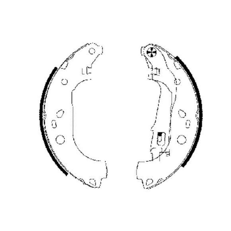 Textar Brake Shoe Set Axle Kit 91062000
