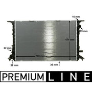 Mahle Engine Radiator CR 1201 000P