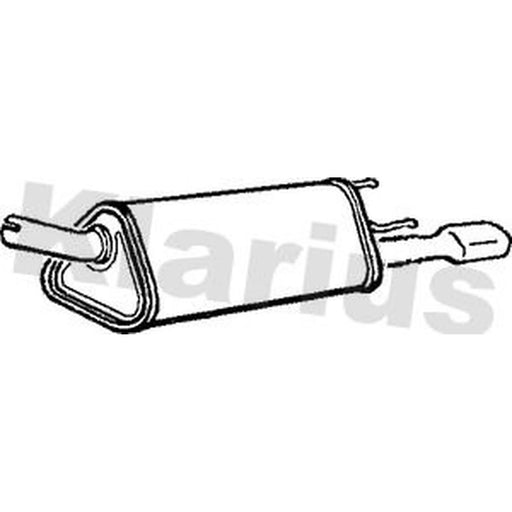 Klarius Box With Tail Pipe Rear GM392B