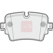 Apec Rear Brake Pad Set PAD2046