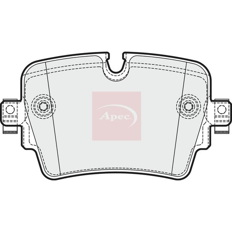 Apec Rear Brake Pad Set PAD2046
