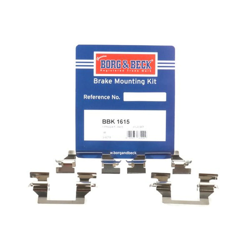 Borg & Beck Brake Pad Accessory Fitting Kit Front BBK1615