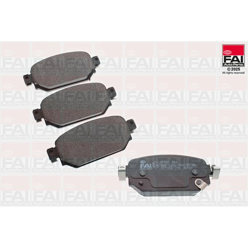 FAI Rear Brake Pad Set BP487