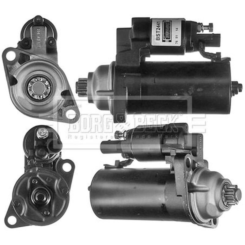 Borg & Beck Starter Motor 12V 1.7kW 10 Teeth BST2441