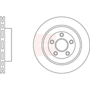 Apec 2 x Vented Rear Brake Discs DSK2985